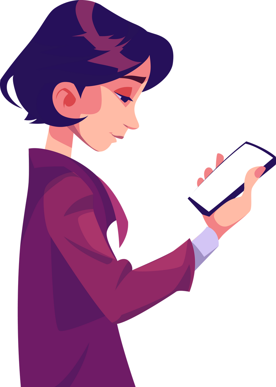 Girl Holding Phone